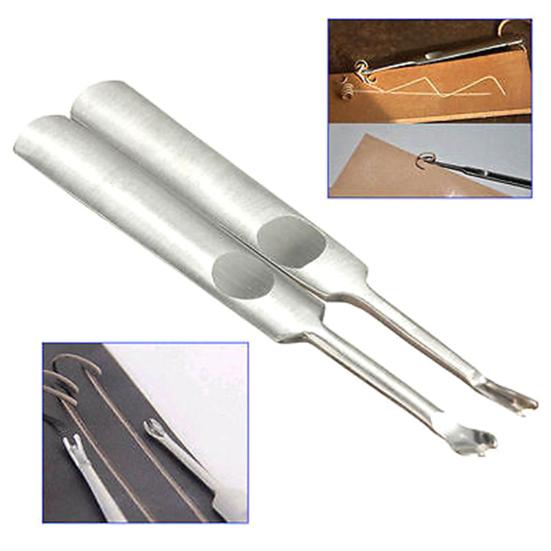 (.) 2Pcs Leather Leathercraft  - Groover Stitching Tool recension och pris