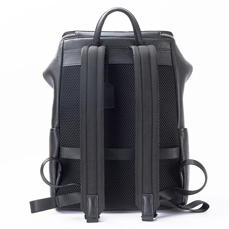 Genuine Leather Men Backpack 1 - Leather Work Rucksack Mens recension och pris