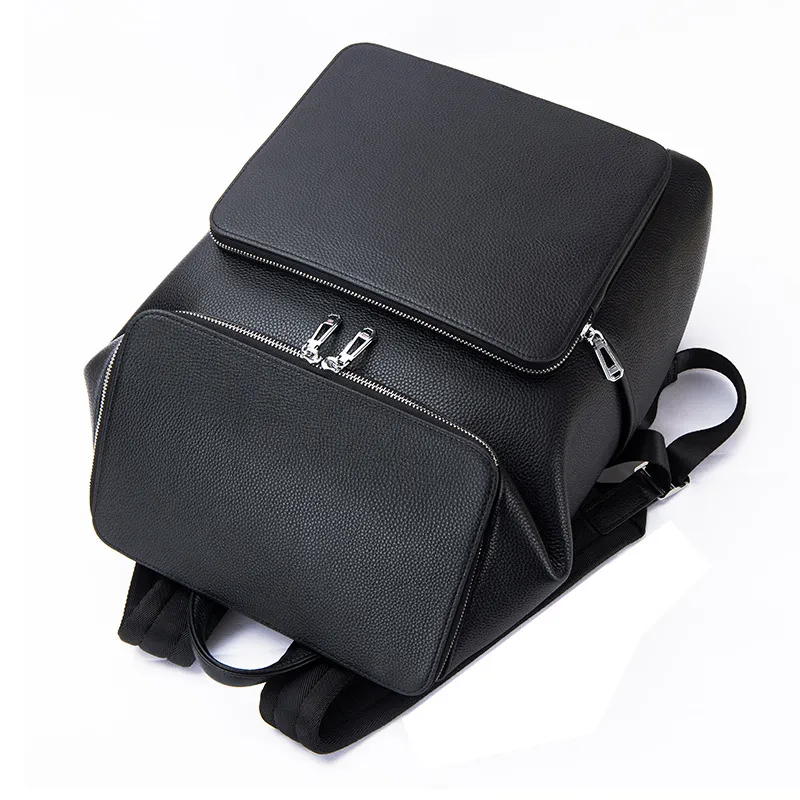 Genuine Leather Men Backpack 1 - Leather Work Rucksack Mens recension och pris